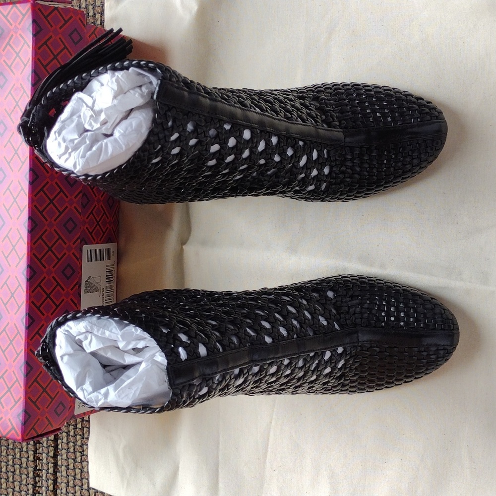 Tory Burch Grove Woven Bootie